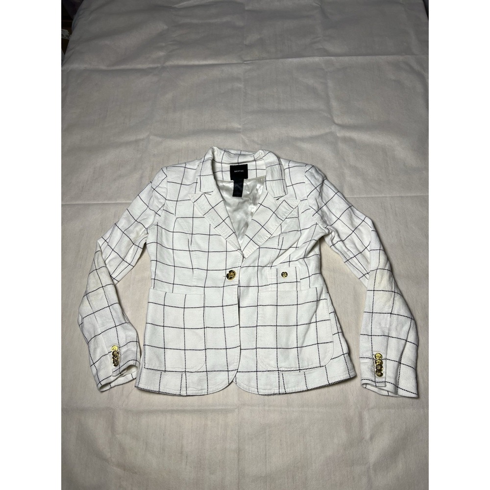 Smythe Blazer Jacket Women's Size 10 Gold Button
